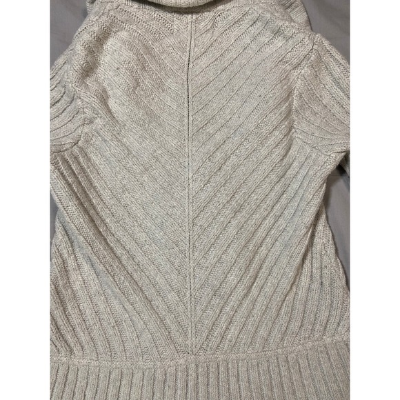 Lucky Brand Womens Small Cream Wool Blend Double Breasted Shawl Cardigan Sweater - Picture 12 of 16